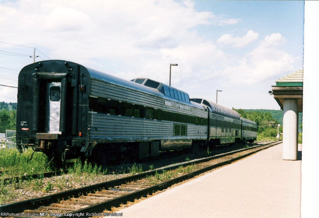 ONR new passenger equipment on display at the North Bay Depot